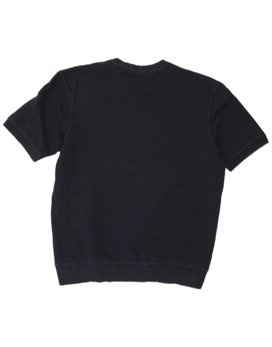 Zara Herre T-Shirt Top Stor Marineblå Bomuld