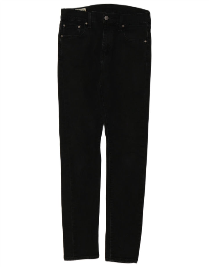 Levi's Womens 511 Slim Jeans W30 L30 Sort bomuld