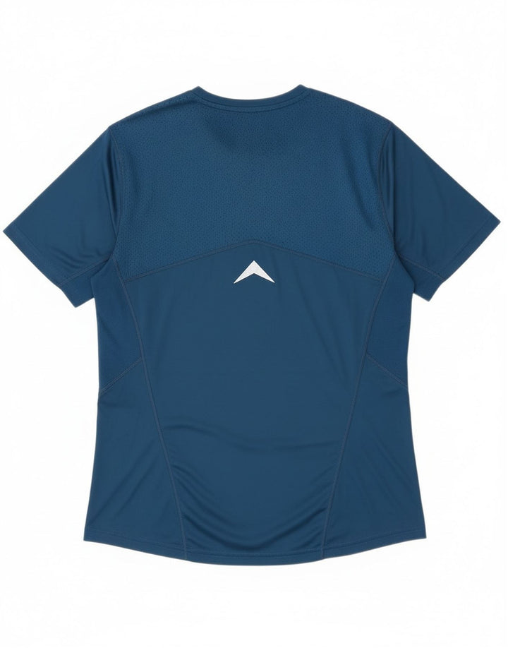 Puma Herre grafisk T-shirt Top Medium Blå Geometrisk Polyester
