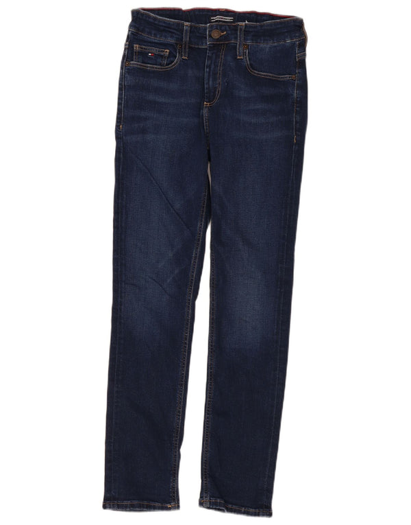 Tommy Hilfiger piger slim jeans 11-12 år W26 L27 marineblå bomuld