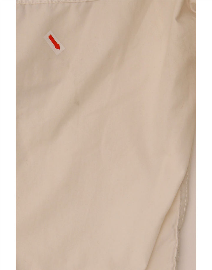 NIKE Womens Straight Capri Trousers UK 12 Medium W34 L21  White Vintage Nike and Second-Hand Nike from Messina Hembry 