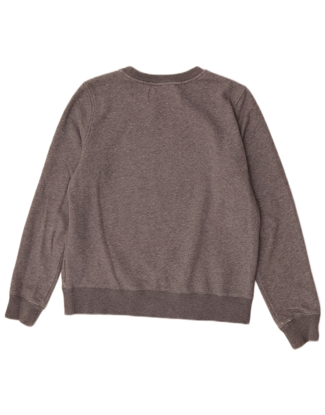 Calvin Klein Jeans Dame Grafisk Sweatshirt Jumper UK 14 Medium Grey