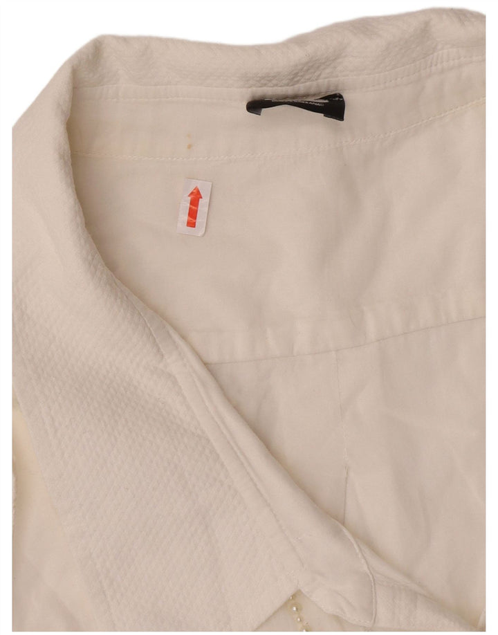 Dolce & Gabbana Dame ærmeløs bluse Top IT 44 Medium White Designer