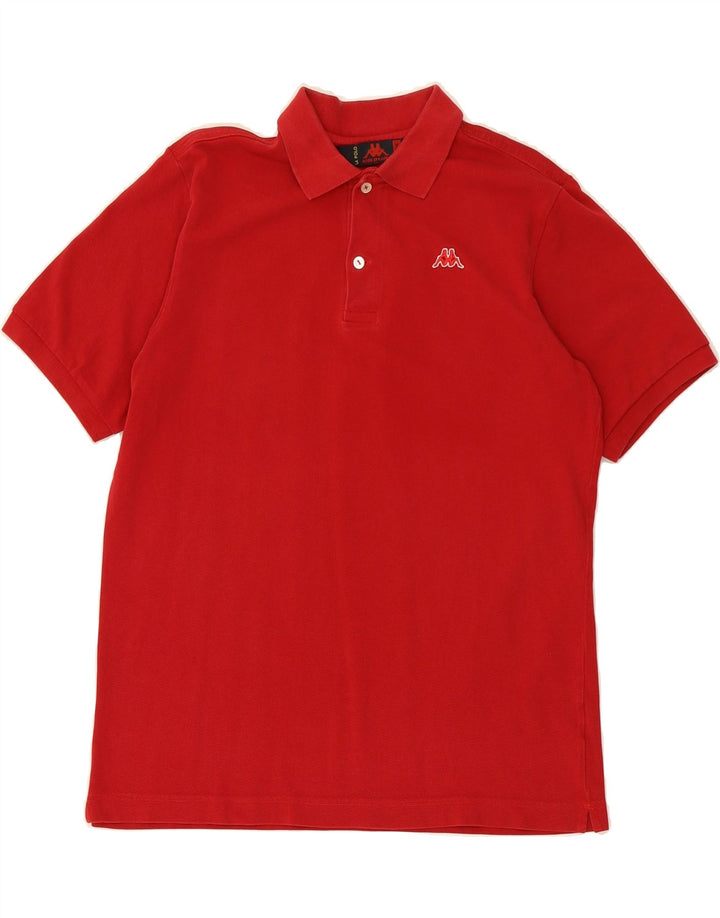 KAPPA Mens Polo Shirt Large Red Cotton Vintage Kappa and Second-Hand Kappa from Messina Hembry 