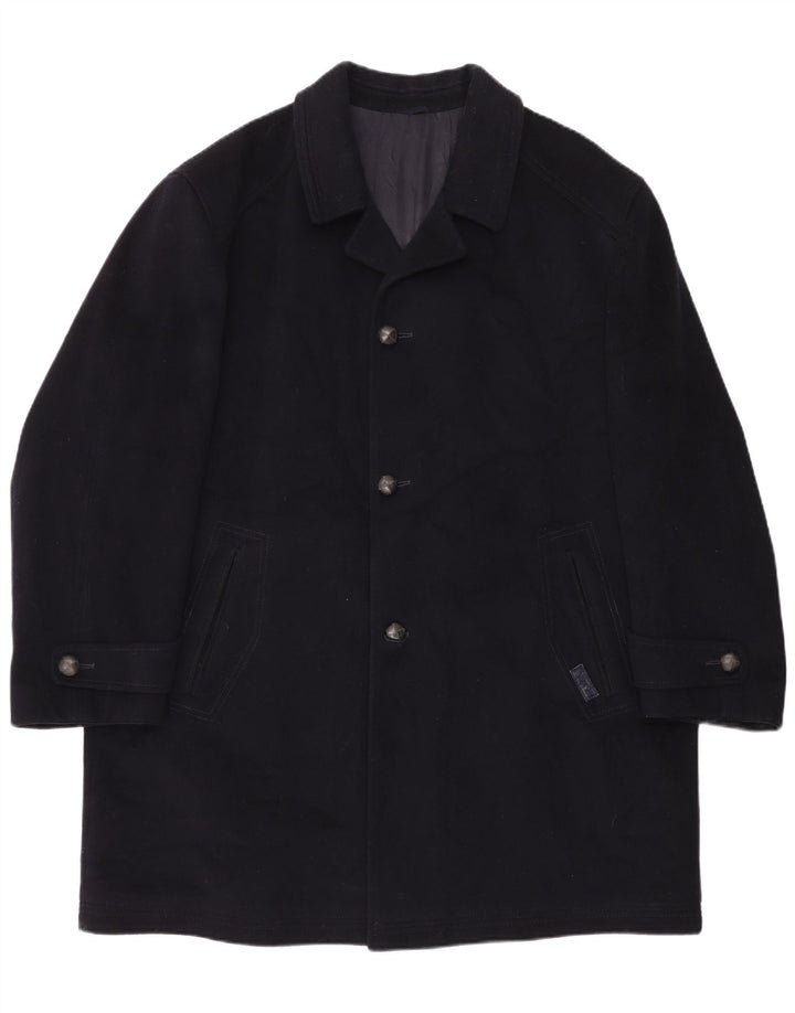 Rehbochloden Herre Overfrakke EU 58 4XL Marineblå Uld