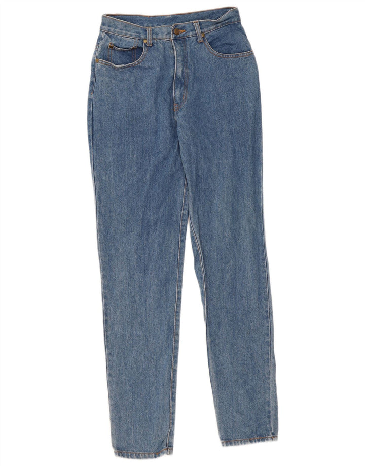 Vintage lige jeans til kvinder W28 L32 blå bomuld