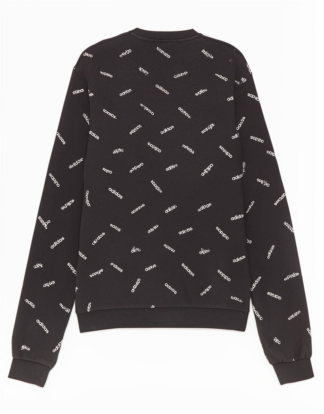 Adidas Grafisk Sweatshirt Jumper Medium Sort Bomuld