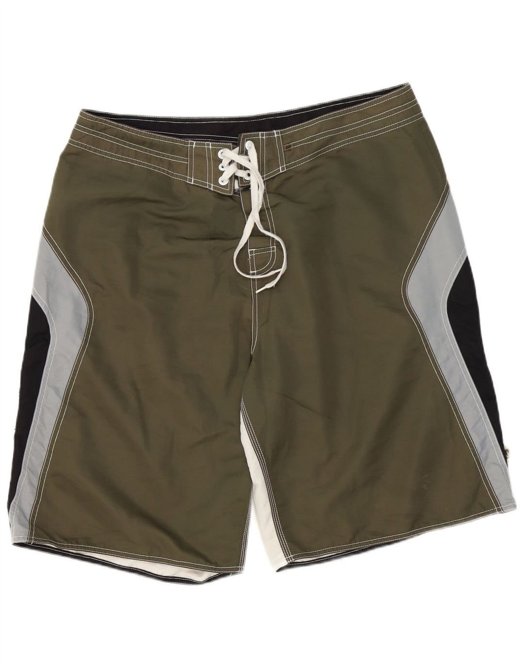 Rip Curl Badeshorts til mænd XL Khaki Colourblock Polyester