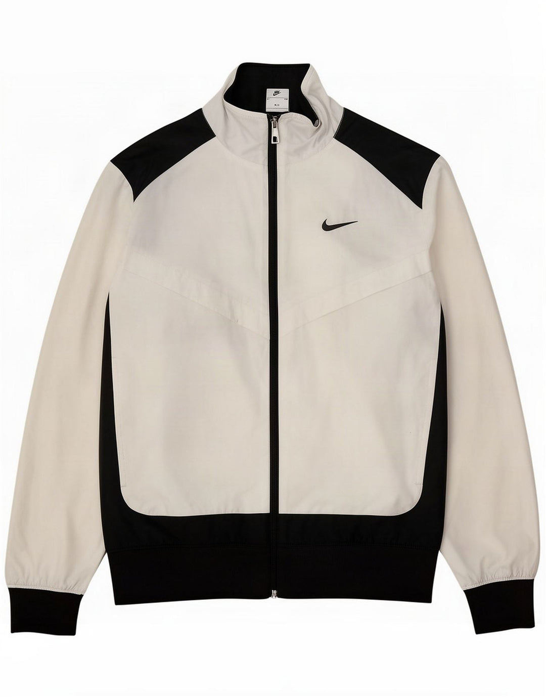 Nike træningsdragt topjakke til mænd Small White Colourblock Polyester