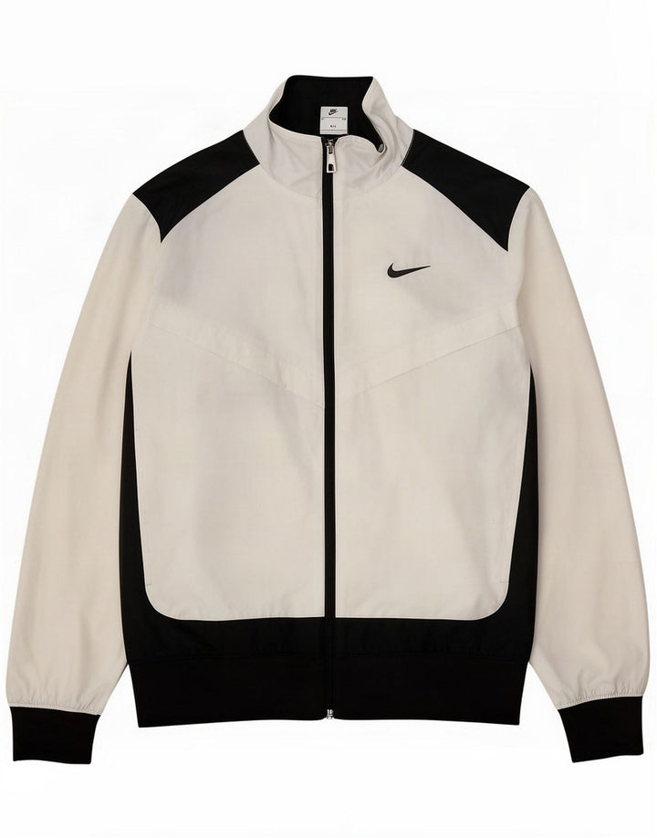 Nike træningsdragt topjakke til mænd Small White Colourblock Polyester