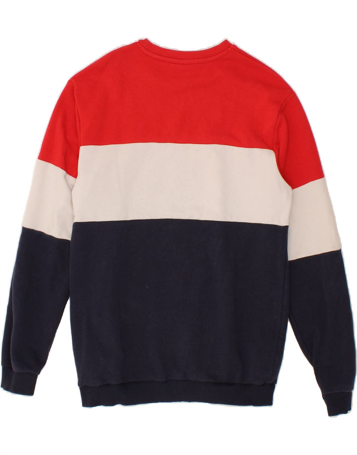 FILA Herre grafisk sweatshirt Jumper Medium Flerfarvet Colourblock