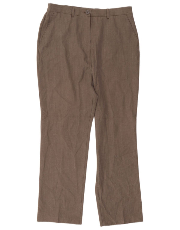 Marks & Spencer Lige fritidsbukser til kvinder UK 14 Large W34 L30 Khaki