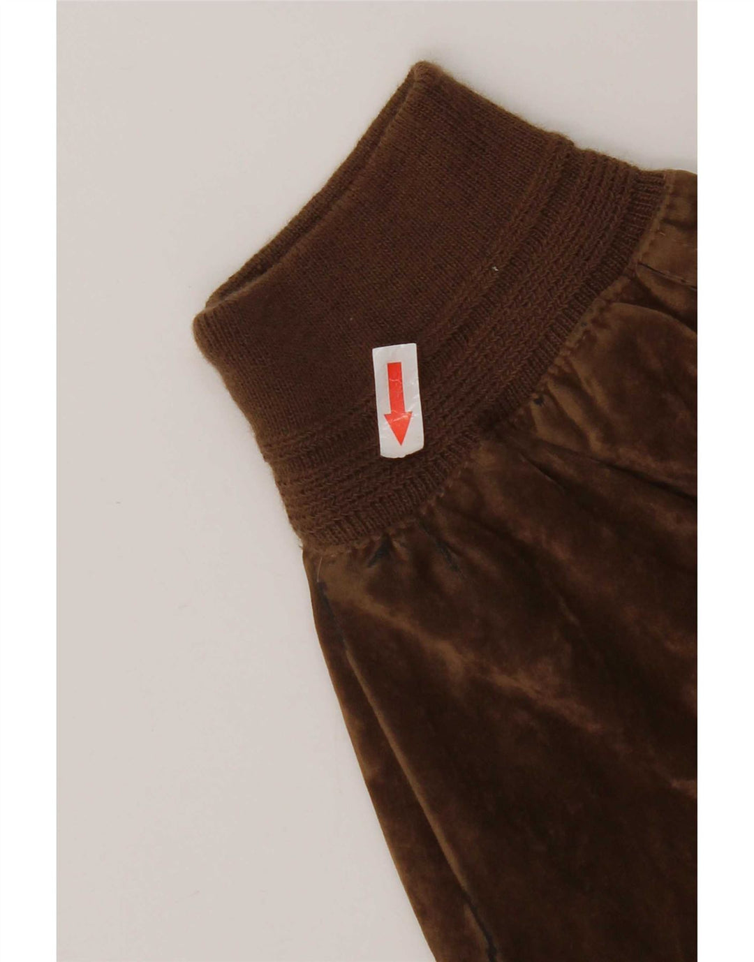 Vintage herre velour bomberjakke IT 52 XL brun silke