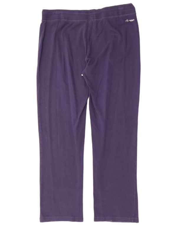 ELLESSE Træningsdragt bukser til kvinder UK 20 2XL Marineblå Bomuld