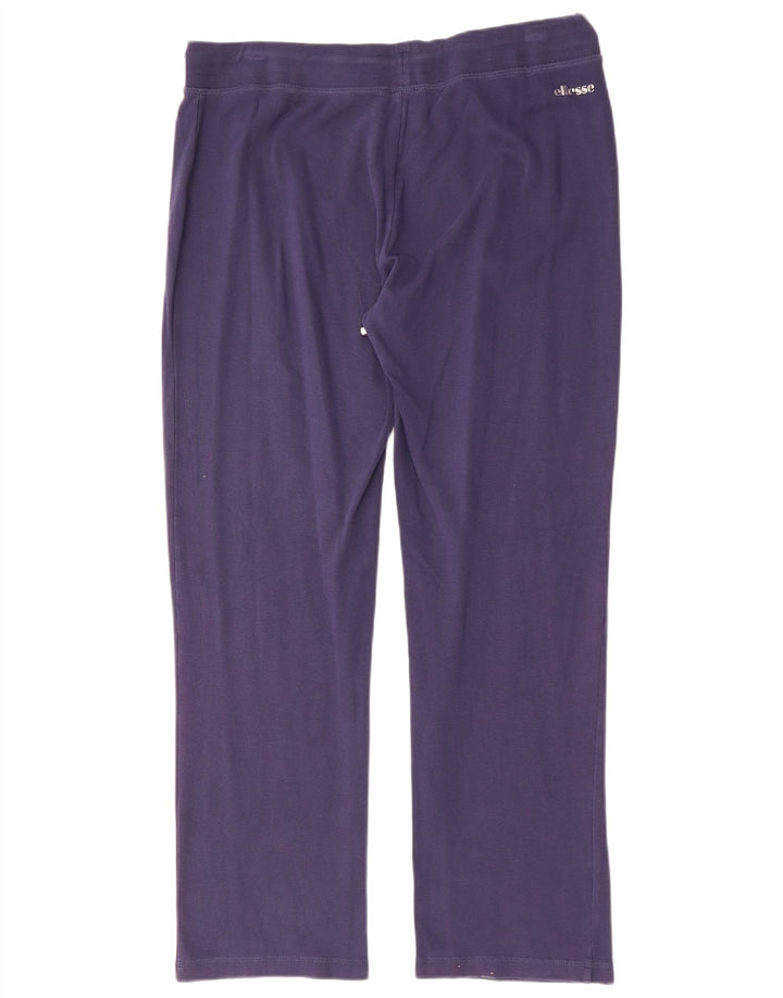 ELLESSE Træningsdragt bukser til kvinder UK 20 2XL Marineblå Bomuld