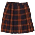 DK.PEDRINI Dame Mini Wrap Skirt IT 40 Small W24 Navy Blue Plaid
