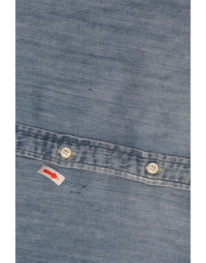 Ralph Lauren Herre Slim Fit Denim Shirt XL Blå Bomuld