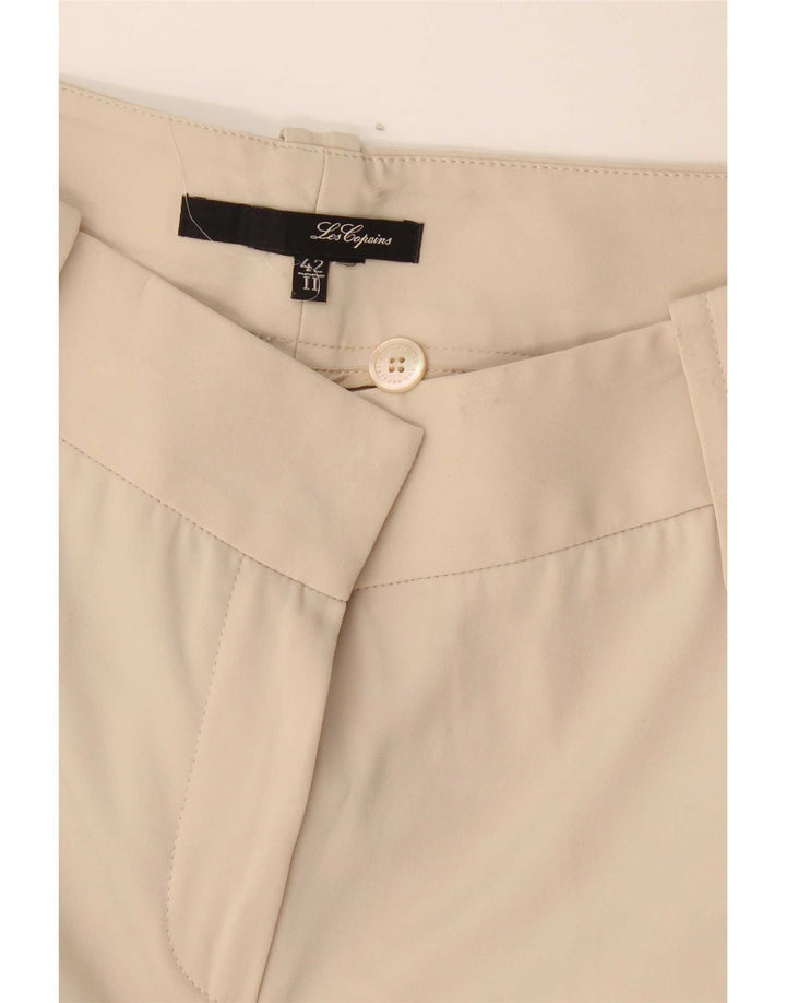 Les Copains Dame Højtalje Cargo Bukser IT 42 Medium W32 L32 Beige