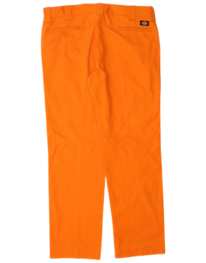 Dickies Herre Slim Straight Chino Bukser W36 L34 Orange Polyester