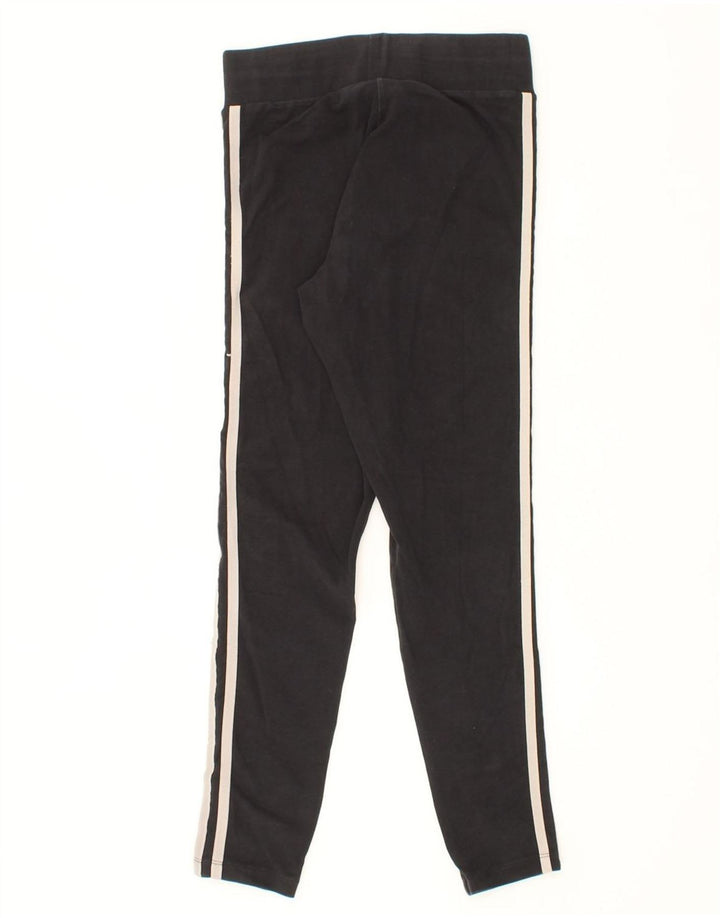 ADIDAS Womens Leggings UK 10 Small Black Cotton Vintage Adidas and Second-Hand Adidas from Messina Hembry 