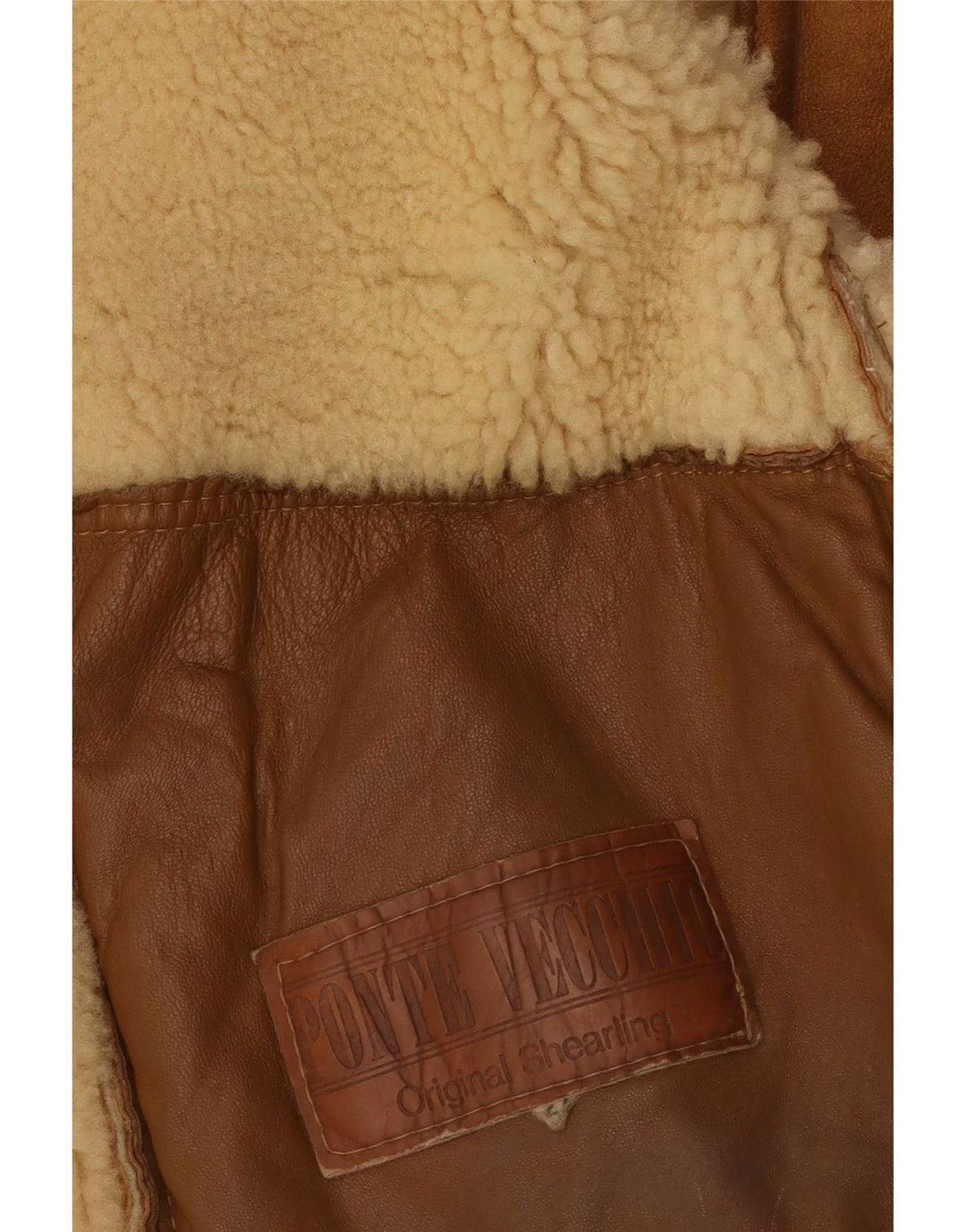 Ponte Vecchio Herre Shearling Jacket IT 54 2XL Brun
