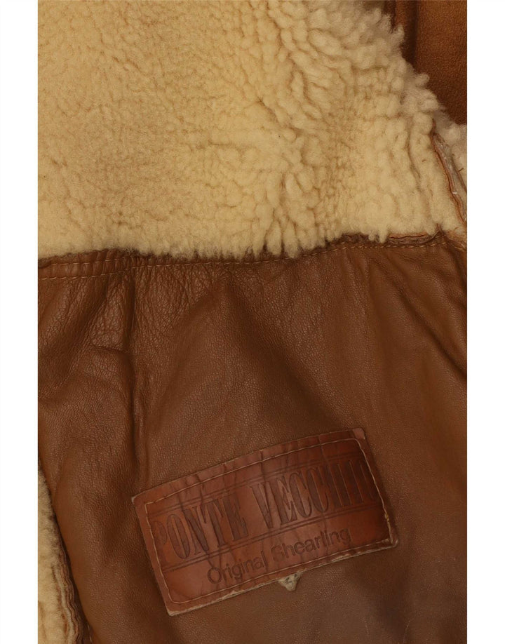 Ponte Vecchio Herre Shearling Jacket IT 54 2XL Brun