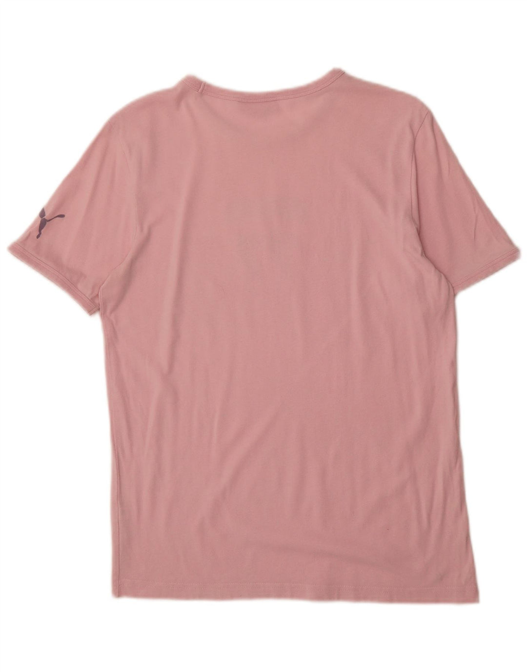 PUMA Womens Graphic T-Shirt Top UK 10 Small Pink