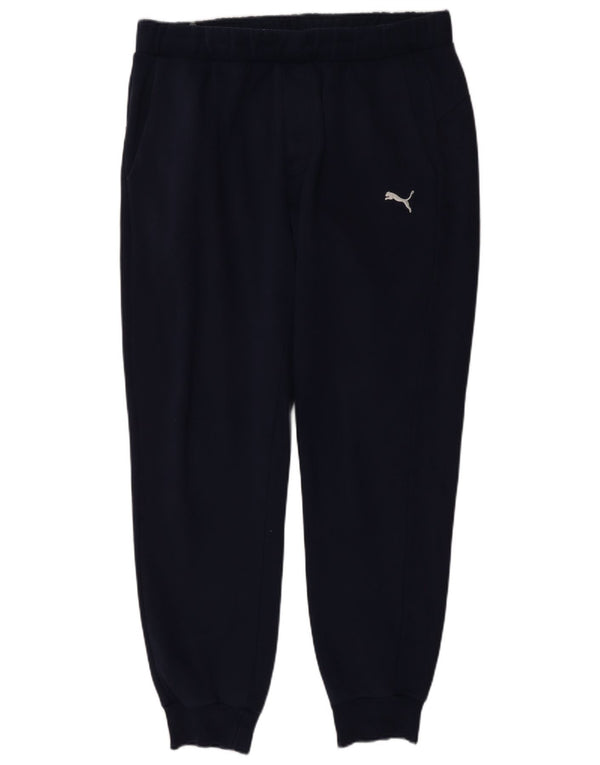 Puma Herre træningsdragt Bukser Joggers Large Navy Blue Bomuld