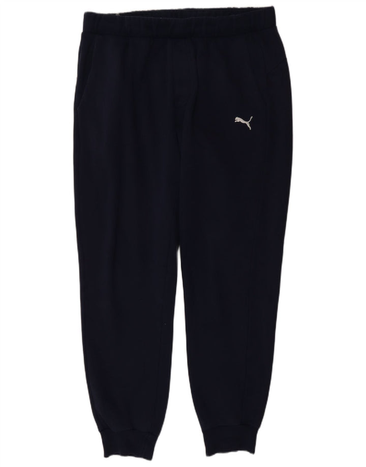 Puma Herre træningsdragt Bukser Joggers Large Navy Blue Bomuld