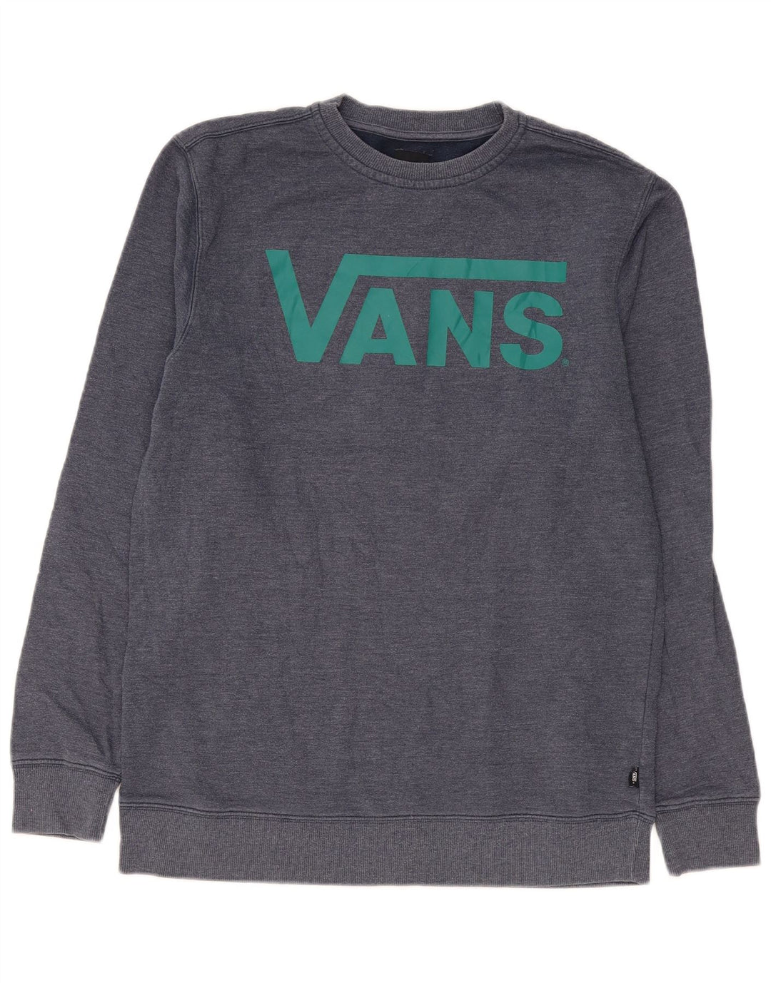 Vans Herre grafisk sweatshirt Jumper Medium Navyblå Bomuld