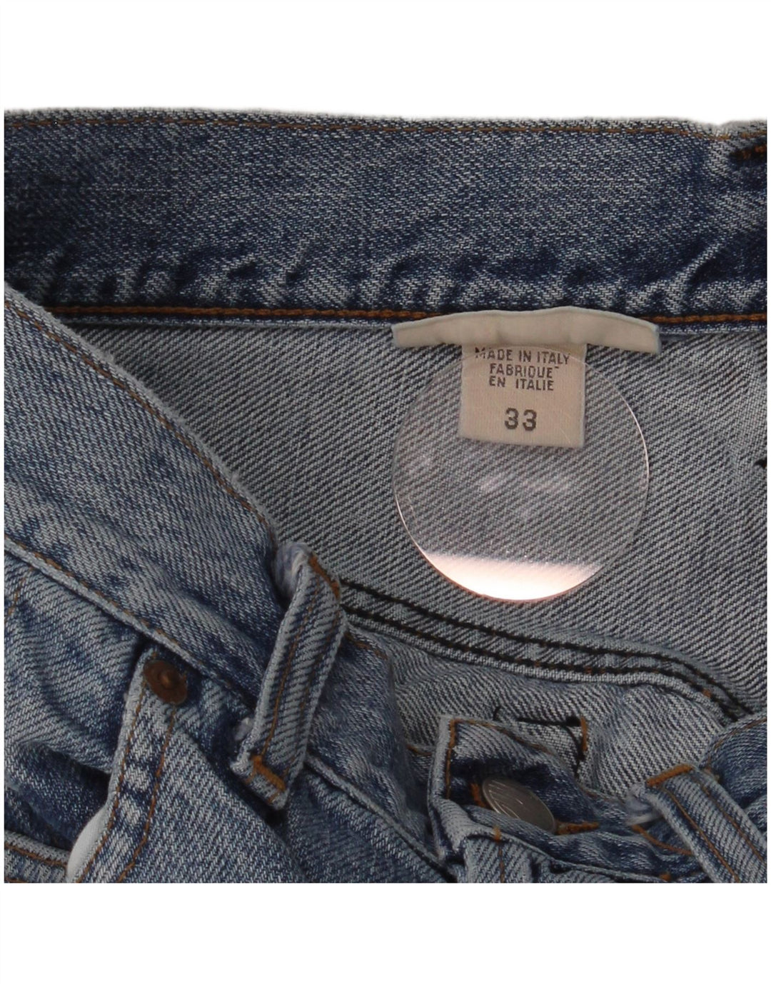 Replay Herre Straight Jeans W33 L35 Blå Bomuld
