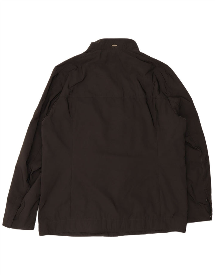 Hugo Boss Herre Utility Jacket UK 46 3XL Sort Polyamid