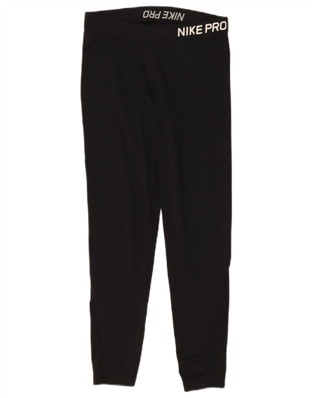 Nike Dame Grafiske Leggings UK 12 Medium Sort Polyester