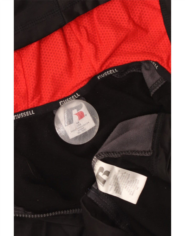 Russell Athletic Boys Hættetrøje med lynlås 7-8 år Medium Sort Colourblock