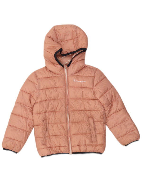 Champion Piger hættejakke 5-6 år XS Pink Polyester
