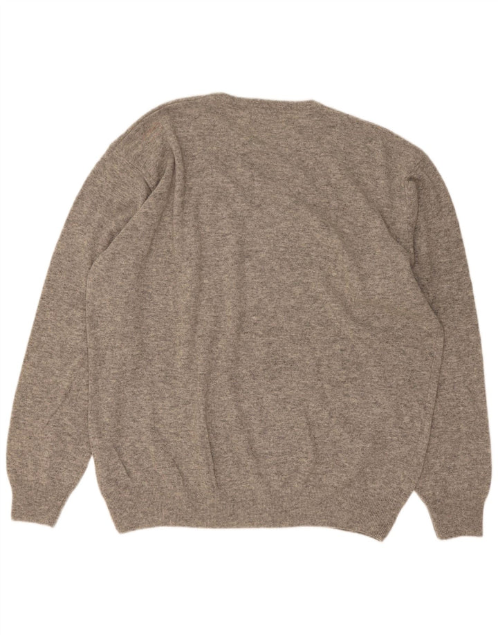 Kappa Herre Crew Neck Jumper Sweater 3XL Grå lammeuld