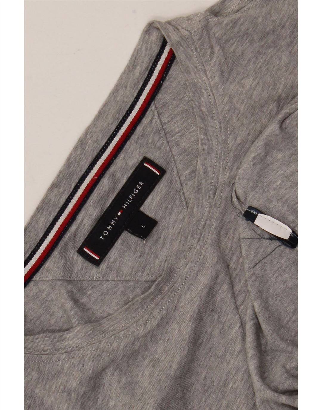 Tommy Hilfiger Herre T-Shirt Top Stor Grå Flecked