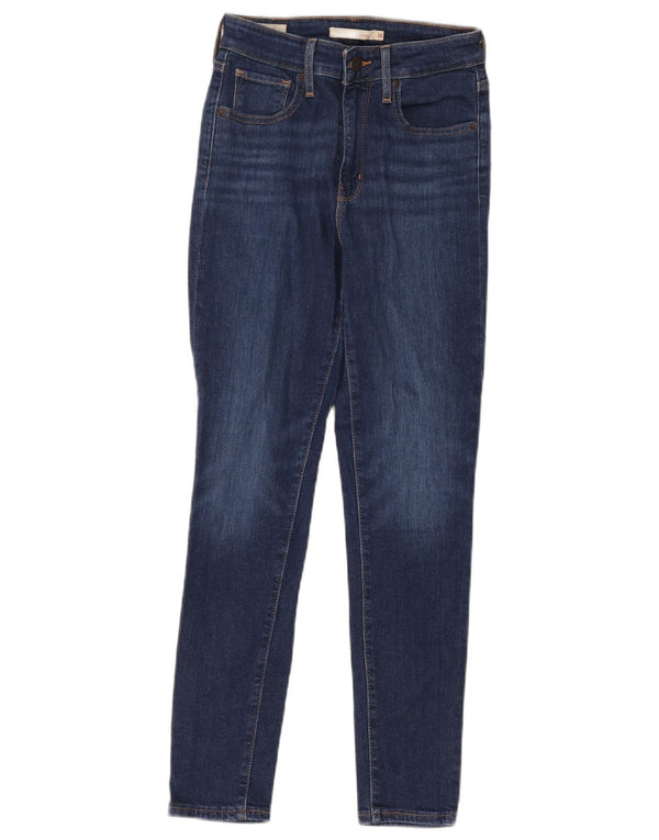 Levi's Womens 721 High Rise Skinny Jeans W26 L28 Blue Cotton
