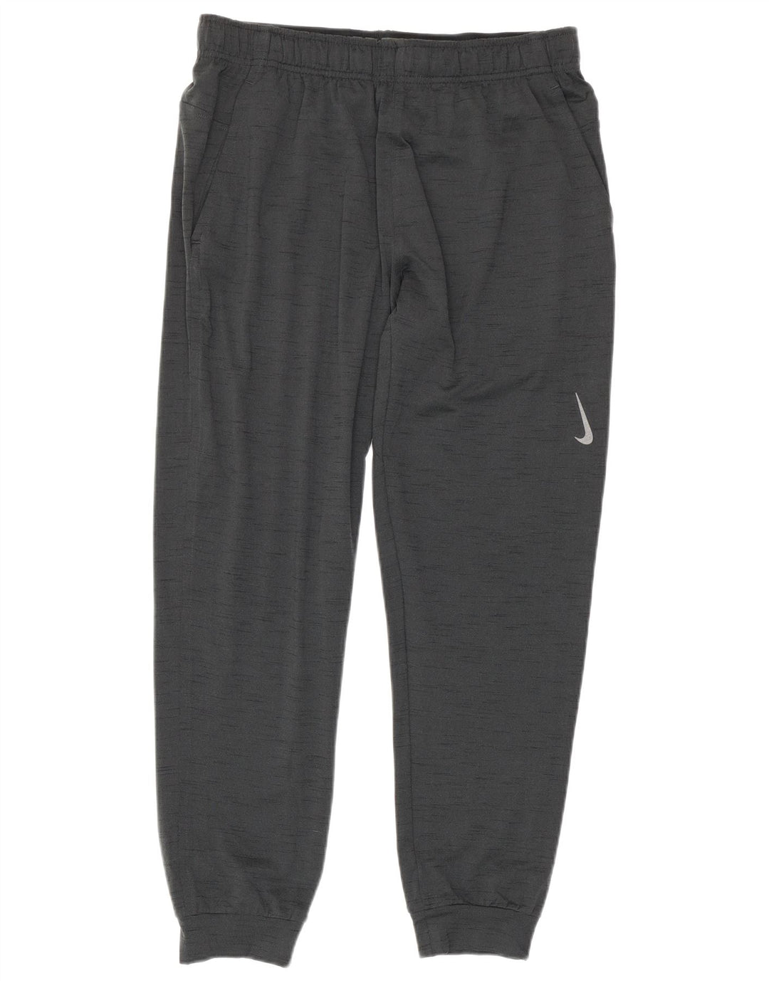 Nike Herre Dri Fit træningsdragt Bukser Joggers Large Grå Flecked Polyester