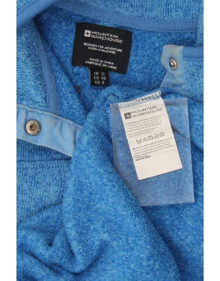 Mountain Warehouse Dame Sweatshirt Jumper UK 12 Medium Blue Flecked