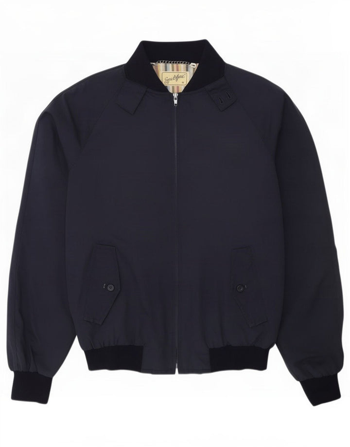 Spirfire Herre Bomber Jacket UK 38 Medium Navy Blue