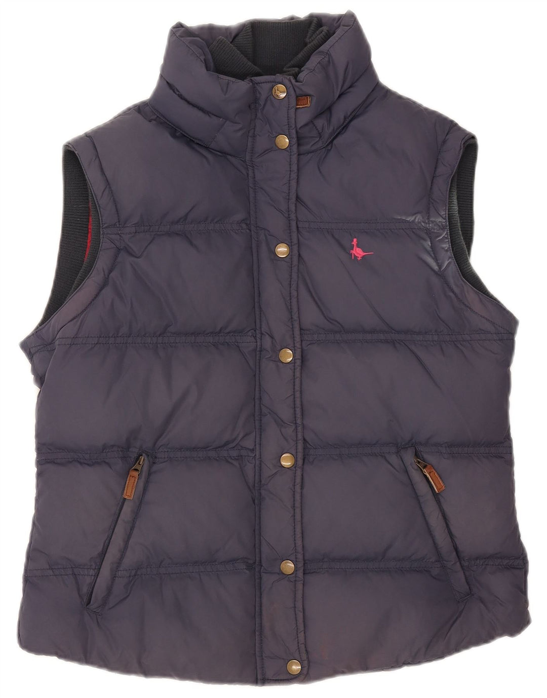 Jack Wills Dame Polstret Gilet UK 14 Large Navy Blue