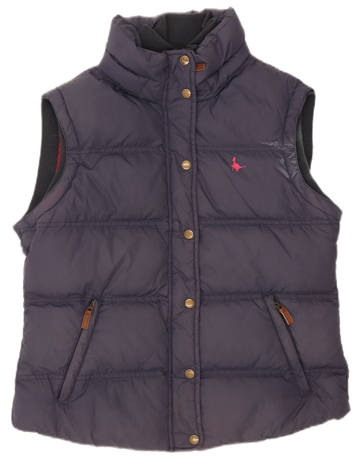 Jack Wills Dame Polstret Gilet UK 14 Large Navy Blue