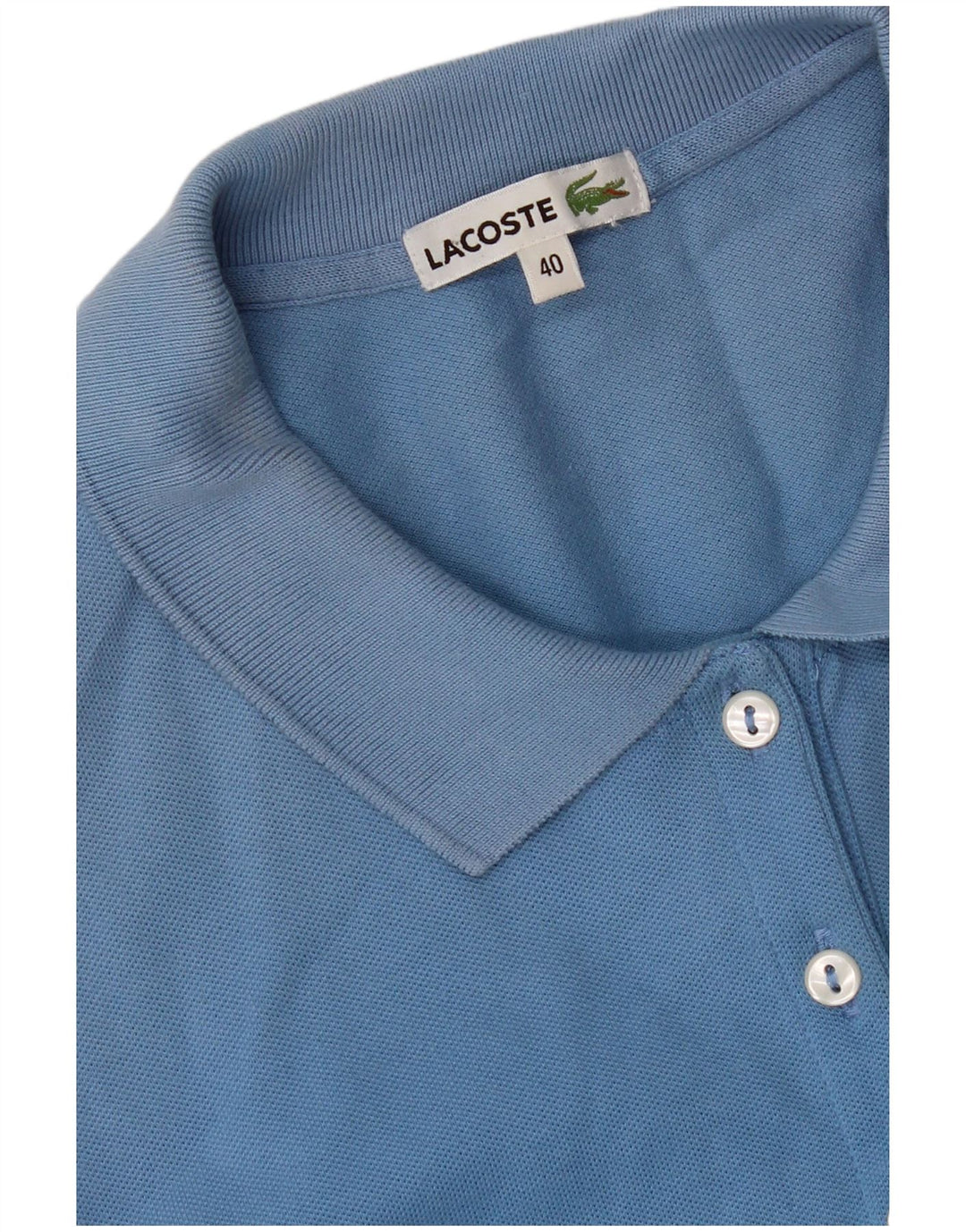 Lacoste Dame Polo Kjole Størrelse 40 Medium Blå
