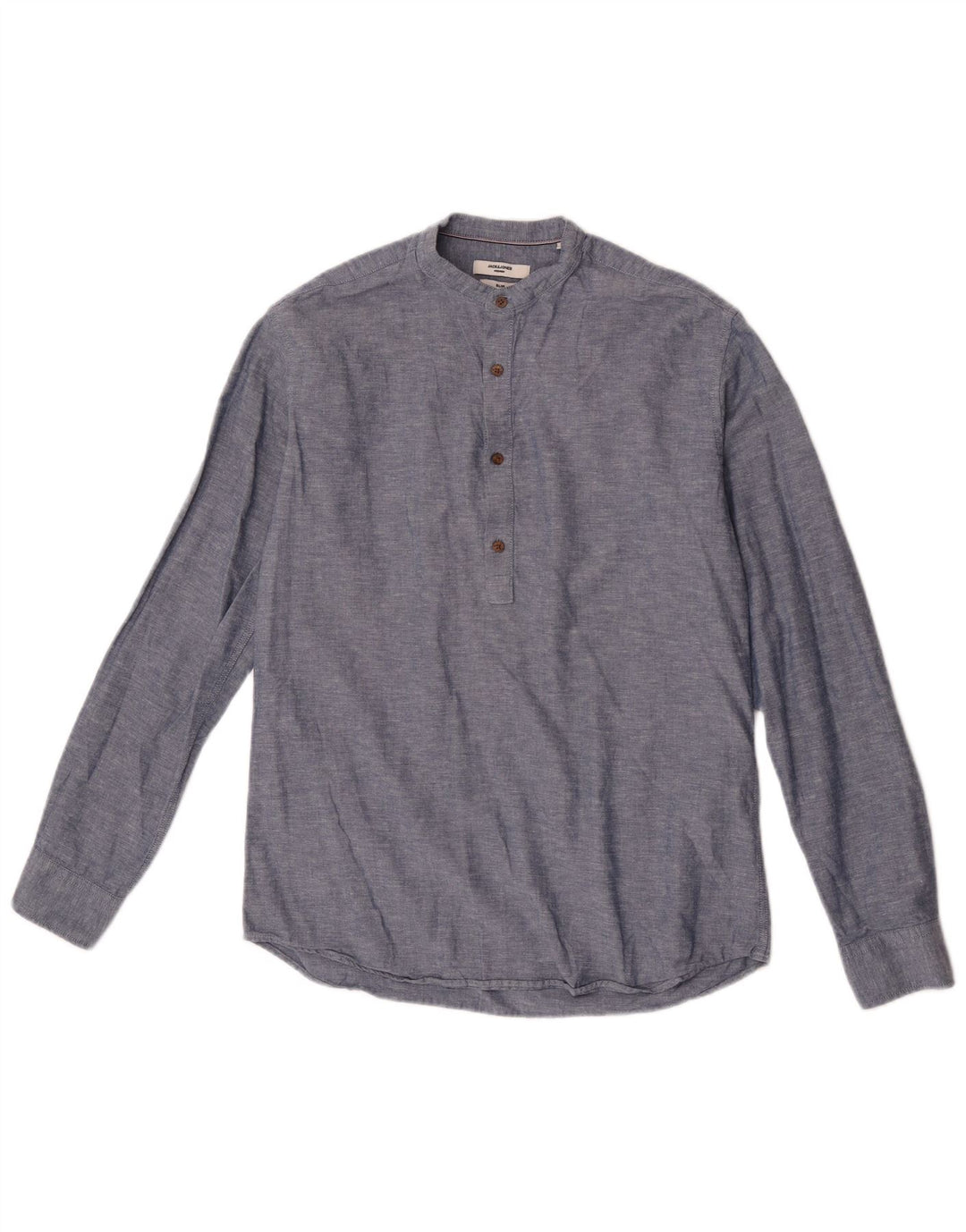 Jack & Jones Premium Slim Pullover skjorte til mænd, lille marineblå flækket