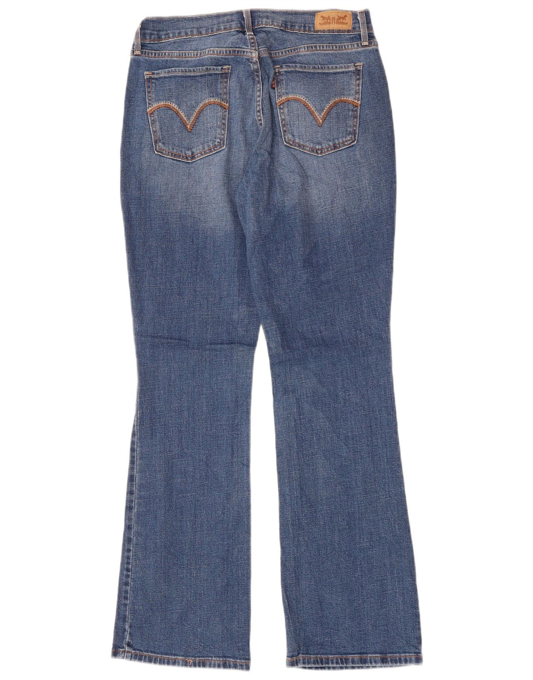 LEVI'S Dame 515 Bootcut Jeans US 6 Medium W30 L31 Blå Bomuld