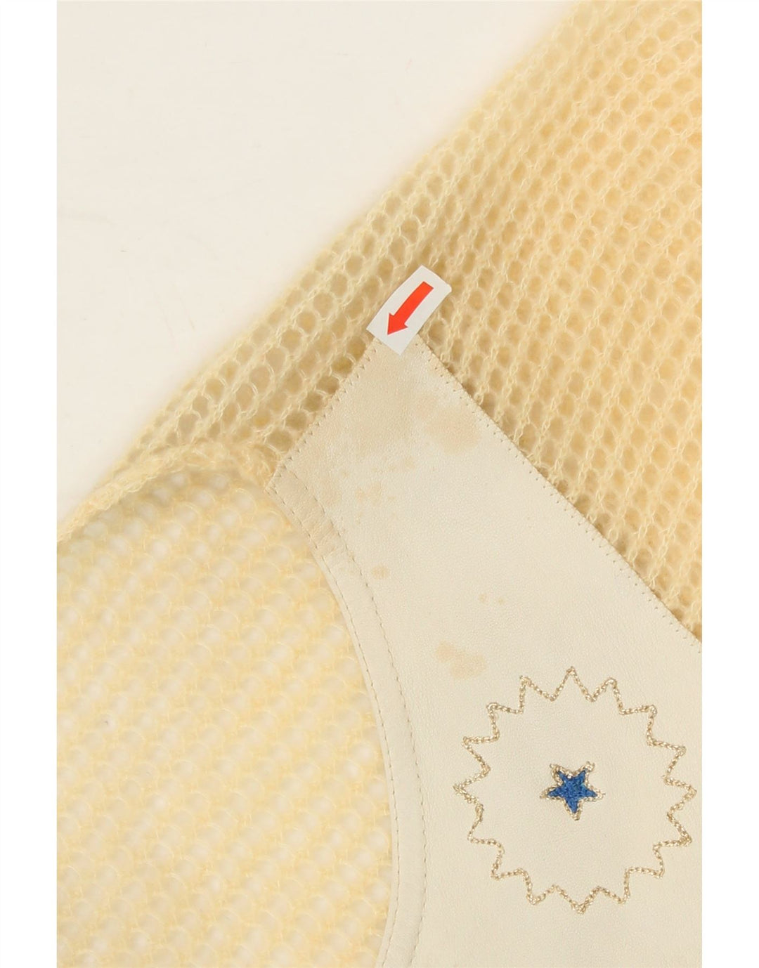 VINTAGE Womens Cardigan Sweater IT 44 Medium Yellow Argyle/Diamond Vintage Vintage and Second-Hand Vintage from Messina Hembry 