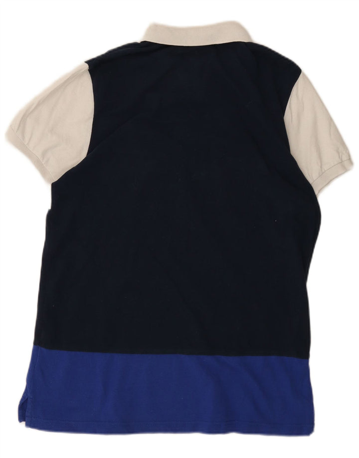 ELLESSE Grafisk poloshirt til mænd Medium Flerfarvet Colourblock Bomuld