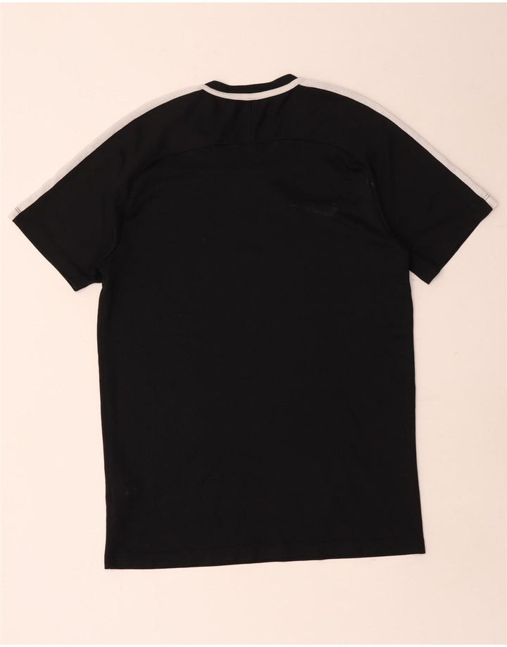 Nike Herre Dri Fit T-shirt Top Medium Sort Colourblock Polyester