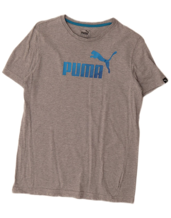 Puma drenge grafisk t-shirt top 15-16 år grå